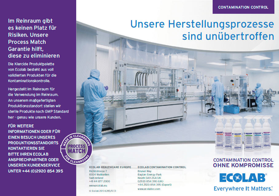 ECOLAB HEALTHCARE EUROPE