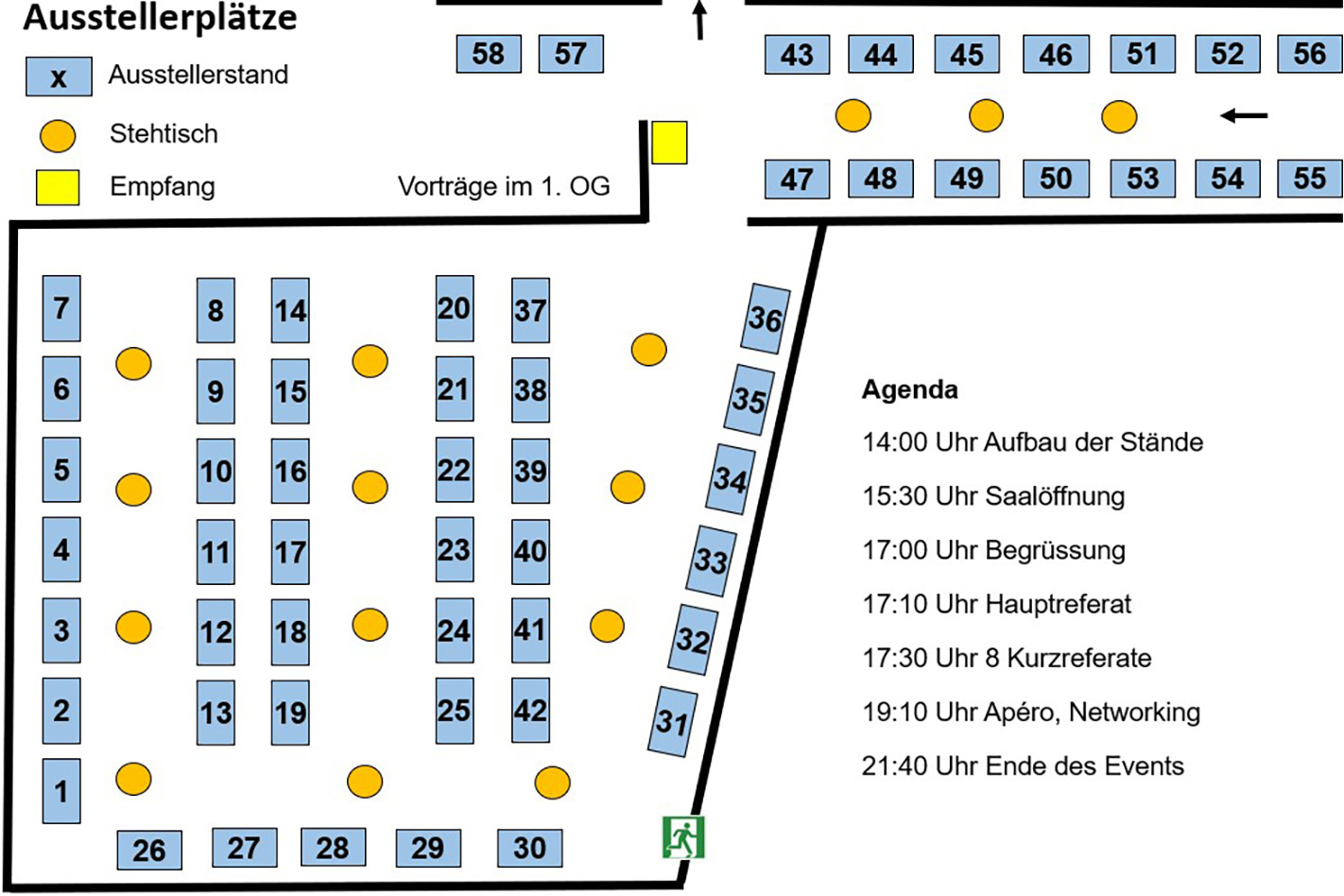 SCC Event Hallenplan
