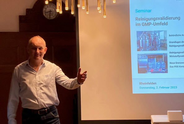 Seminar Reinigungsvalidierung im GMP-Umfeld am 2. Februar 2023