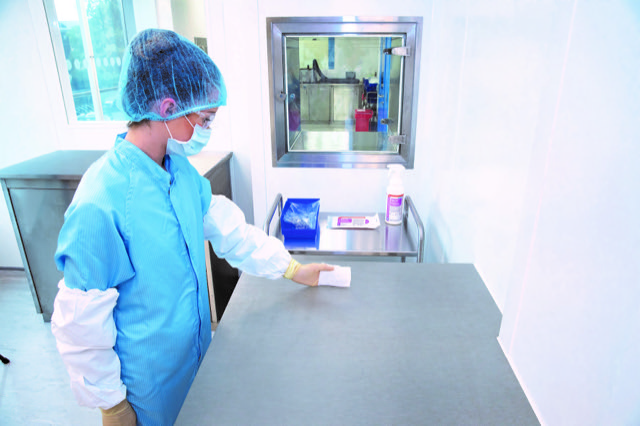 Proactive residue management for cleanrooms